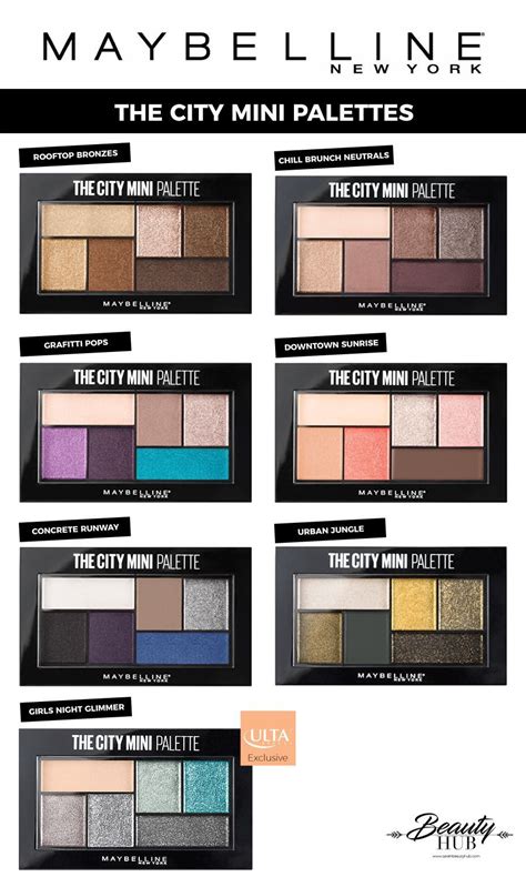 Maybelline The City Mini Palettes Maybelline Makeup Maybelline