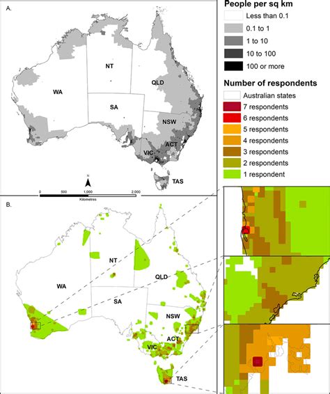 Distribution Of Respondents Selected Areas Compared With Australian