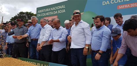 Abertura Nacional Da Colheita Da Soja D In Cio Safra