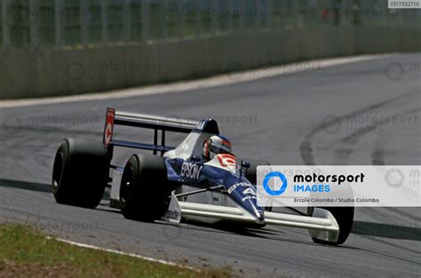 Jean Alesi Tyrrell 018 Ford Brazilian GP Motorsport Images