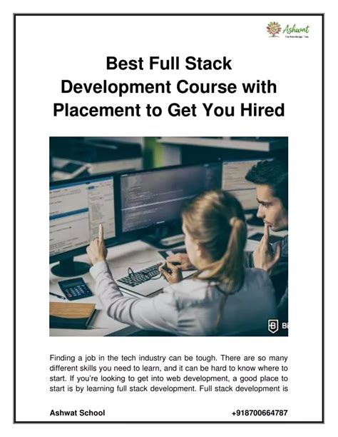 Ppt Best Full Stack Development Course With Placement To Get You