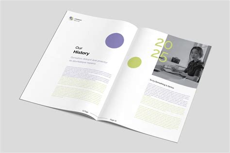 Modern Company Profile Template Brochure Creative Stock 139753