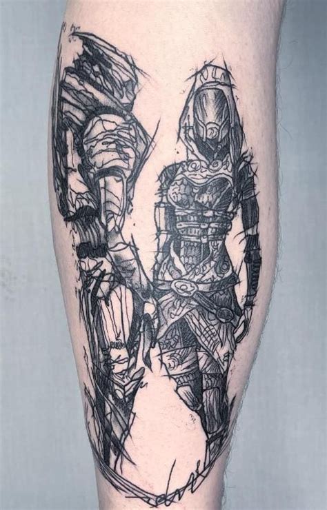 Mass Effect Reaper Tattoo