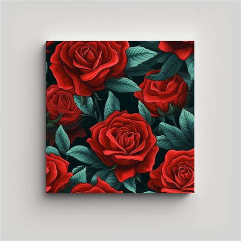 Cuadro Decorativo Ambiente Expresi N Lienzo De Rosas Rojas Compra