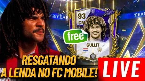 SEXTOU GULLIT CHEGANDO NO FC MOBILE BORA RESGATAR A LENDA DO FC