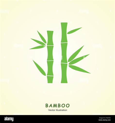 Green Bamboo Vector Symbol Icon Vector Illustration Stock Vector Image And Art Alamy