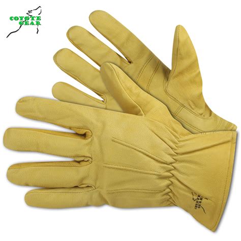 Coyote Gear Goatskin Lined Ranch Gloves Xl Wing Supply