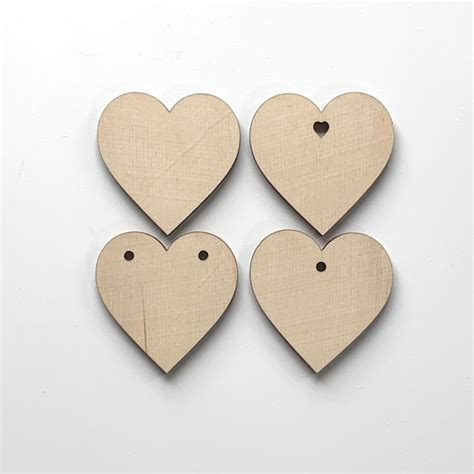 Wooden Love Heart Etsy