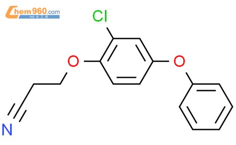 141505 27 3 Propanenitrile 3 2 chloro 4 phenoxyphenoxy 化学式结构式分子式