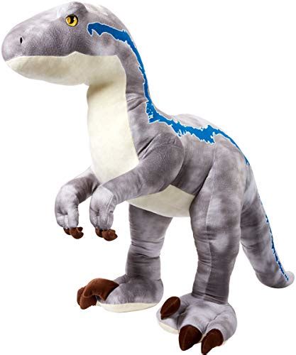 Jurassic World Ginormous Velociraptor Blue Plush Review Atelier Yuwa