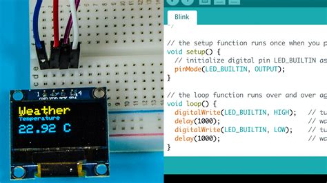 ESP32 Arduino: OLED display with HTTP REST API