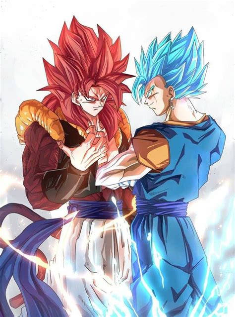 Qui Est Le Plus Puissant Gogeta Ssj4 Vs Vegeto Ssj Blue Personajes De Dragon Ball