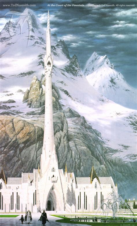 At the Court of the Fountain – Ted Nasmith