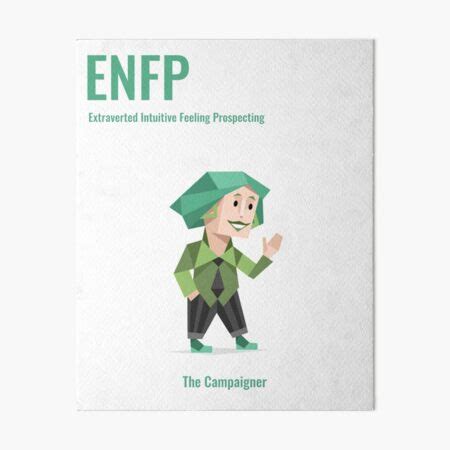 Enfp The Campaigner Art Board Print For Sale By Jinspiegel Redbubble