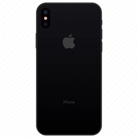 Apple Iphone Iphone 8 Iphone Pro Iphone X Jet Black Smartphone Icon