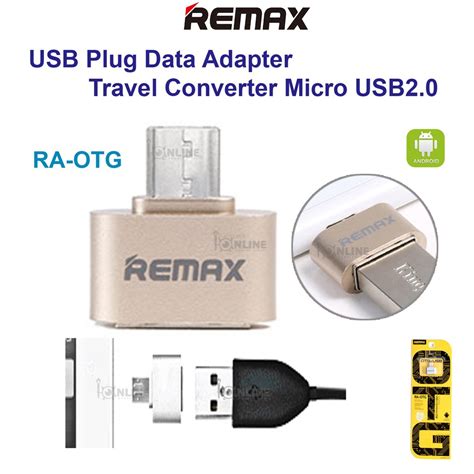 Remax RA OTG USB To Micro RA OTG1 USB To Type C Shopee Malaysia