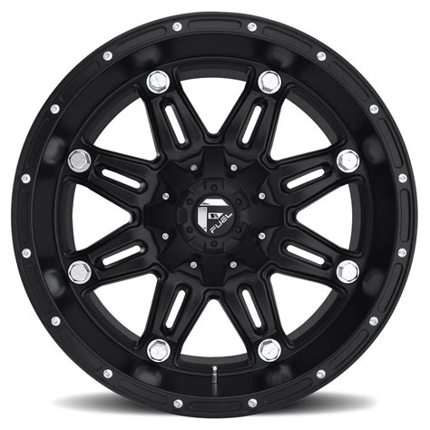 Fuel Hostage D Rims Wheels Matte Black X Group A Wheels