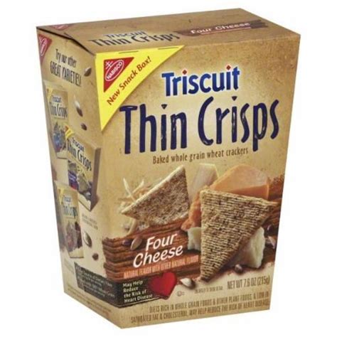 Triscuit Thin Crisps Four Cheese Crackers Oz Kroger