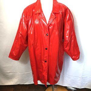 Wippette Jackets Coats S Red Rain Slicker Kenn Sporn For