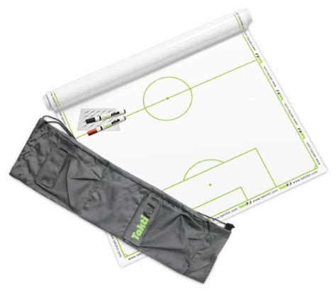 Taktifol Football Coaching Tactical Kit Roll Up Pitch With 25 Sheets