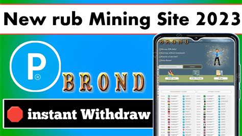 New Ruble Mining Site Rub Earn Site Instant Withdraw Site Youtube