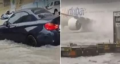 Dubai Left Underwater As Torrential Rain Floods Airport Roads And