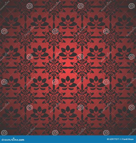 Maroon Pattern Wallpaper Stock Illustration - Image: 63977571