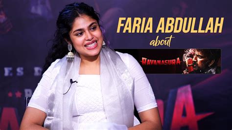 Actress Faria Abdullah Interview About Ravanasura Movie Ravi Teja