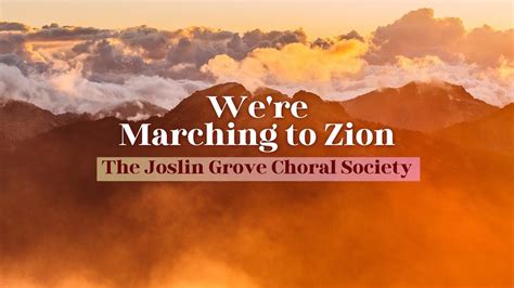 We Re Marching To Zion Hymn Youtube