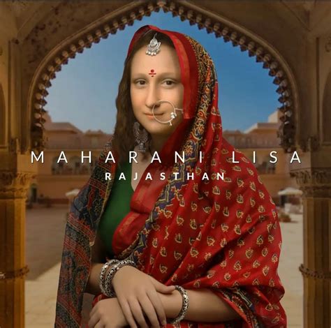 Pooja Sangwan On Twitter Mona Lisa In Rajasthan Maharani Lisa