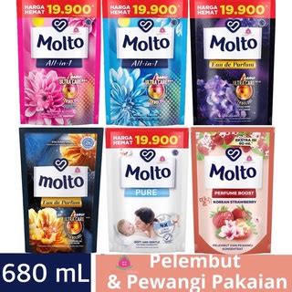 Jual Molto Pelembut Dan Pewangi Pakaian Eau De Parfum Ml Molto Pure