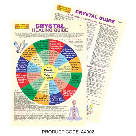 A4 Crystal Healing Guide