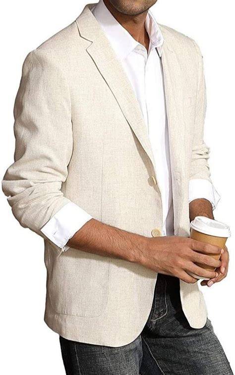 Linen Blazer Men Linen Blazer Mens Blazer Blazer For Men Men Linen