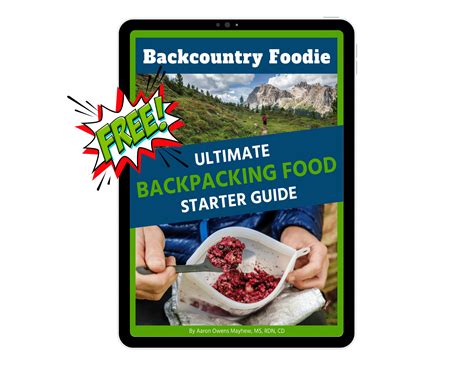 Backpacking Food Starter Guide Thank You - Backcountry Foodie