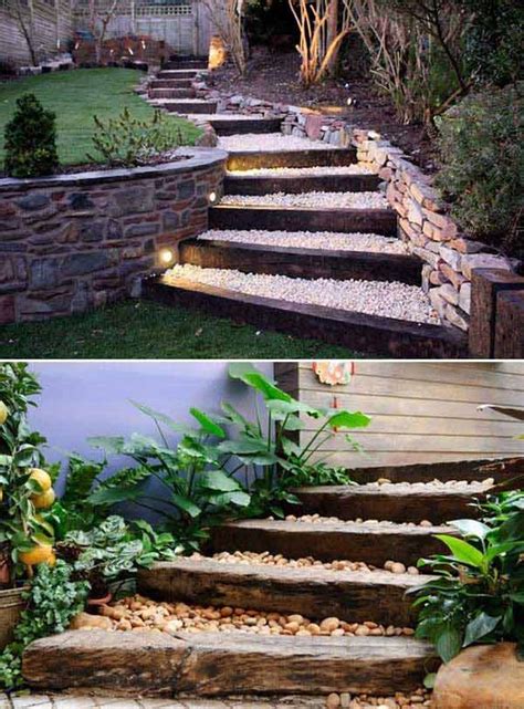 Awesome Diy Ideas To Make Garden Stairs And Steps