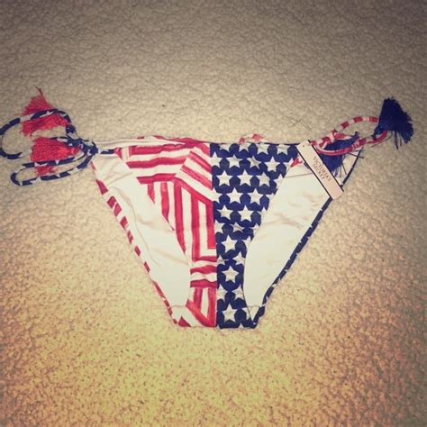 Victoria S Secret Swim Nwt Victorias Secret American Flag Bikini