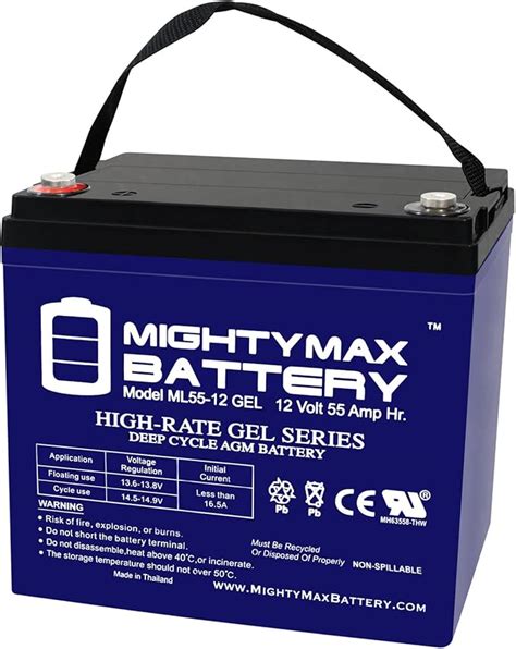 Mighty Max Battery Ml Gel Voltios Ah Tipo Gel Terminal De