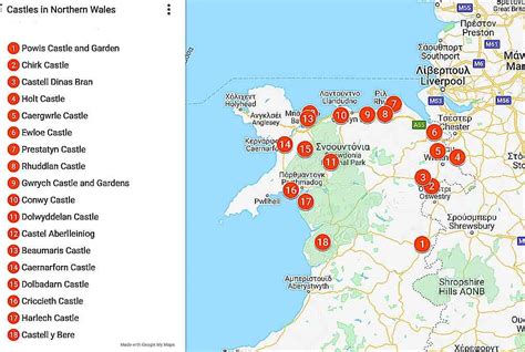 Caernarfon Castle Map