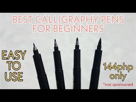 BEST CALLIGRAPHY PENS FOR BEGINNERS EASY TO USE 4pcs Calligraphy