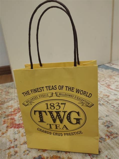 Twg Tea Paper Bag Women S Fashion Muslimah Fashion Accessories On