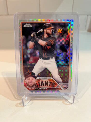 2023 Topps Chrome Baseball Mitch Haniger X Fractor 122 Giants EBay