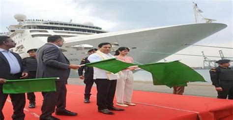 Sarbananda Sonowal Flags Off Indias First International Cruise Vessel