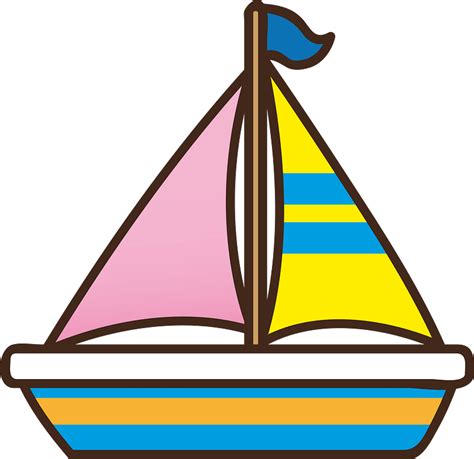 Sailing Yacht Free Vector Clipart Images On Creazilla