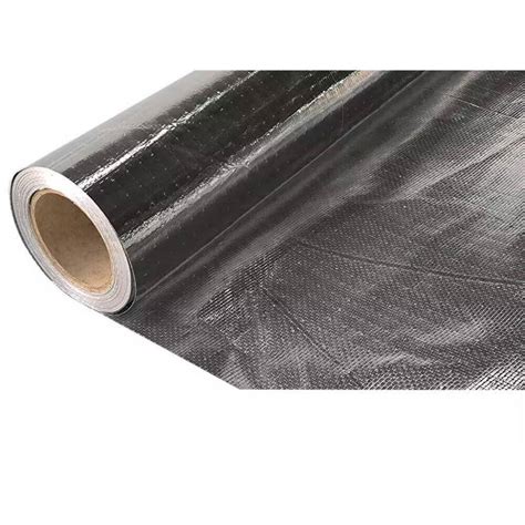 Wellco 48 In X 50 Ft Double Sided Aluminum Film Woven Fabric Radiant