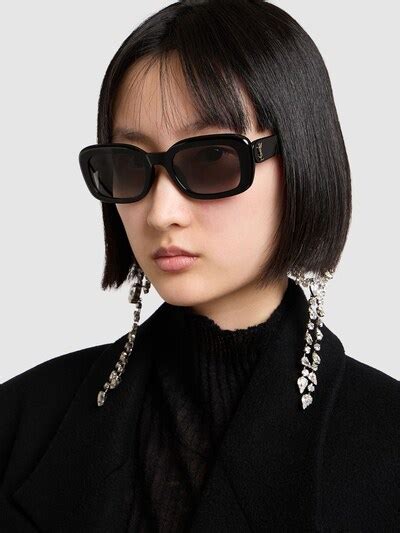 Sl M130 Recycled Acetate Sunglasses Saint Laurent Women Luisaviaroma