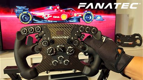 Fanatec Clubsport Formula V Steering Wheel Review Unboxing Setup