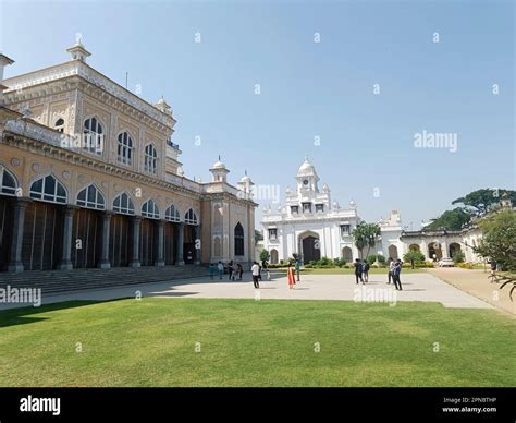 Chowmahalla Palace in Hyderabad, India, showcases a stunning example of ...