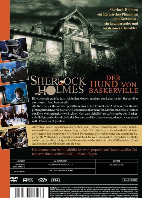 Sherlock Holmes Der Hund Von Baskerville 1983 DVD Jpc