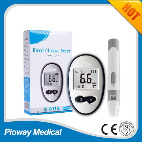 Home Use Handheld Blood Glucose Meter, Glucometer (GLM-76) - China ...