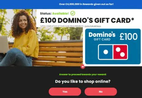 Get A 100 Dominos Gift Card Claim Up To 750 For Your Shein